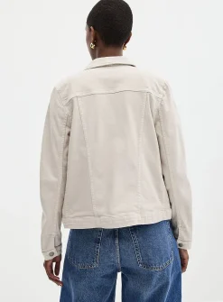 Colourful stretch denim jacket