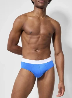 Colourful stretch jersey brief
