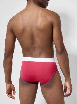 Colourful stretch jersey brief