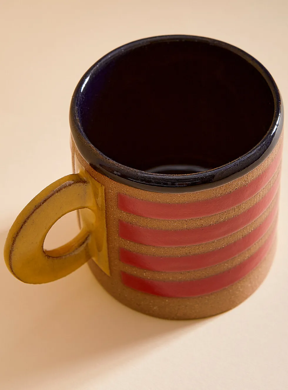 Colourful stripes mug