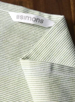 Colourful thin striped tea towel