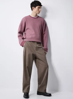 Colourful twill pant