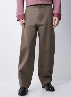 Colourful twill pant
