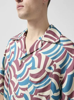 Colourful vibrations cabana shirt