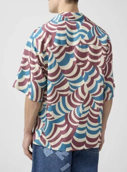 Colourful vibrations cabana shirt