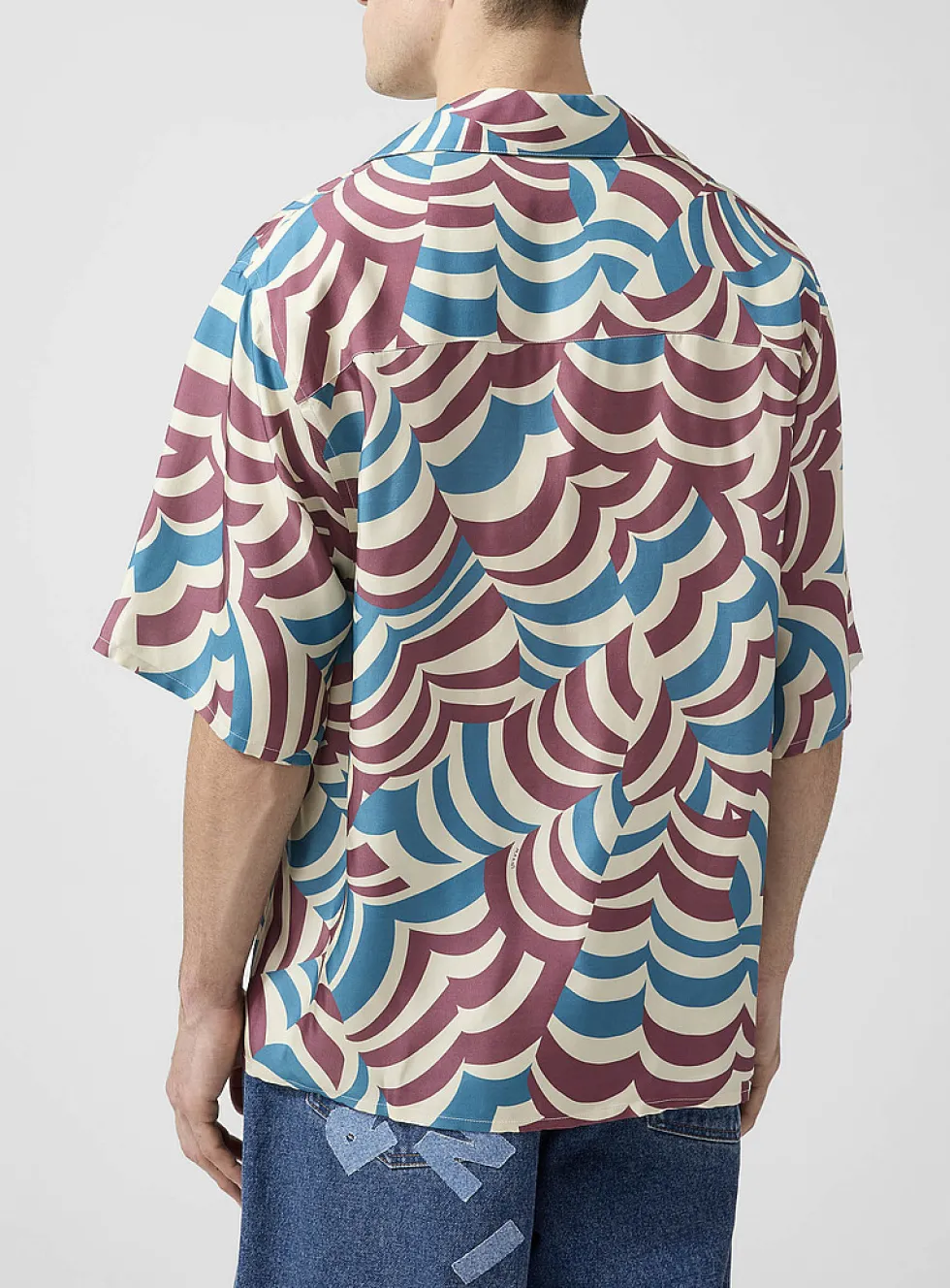Colourful vibrations cabana shirt