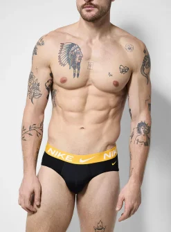 Colourful-waist stretch briefs