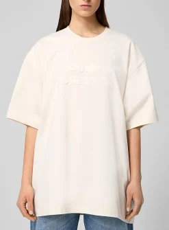 Come Together bouclé slogan T-shirt