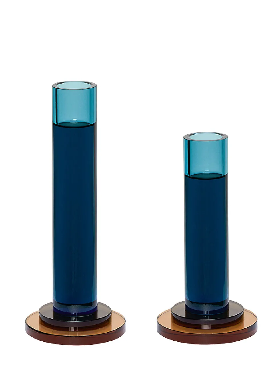 Comet crystal candle holders