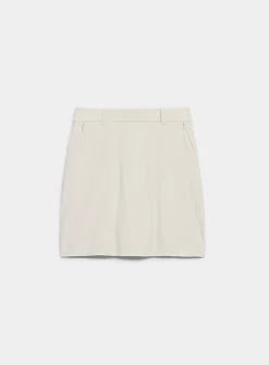 Comfort-waist technical fabric skort