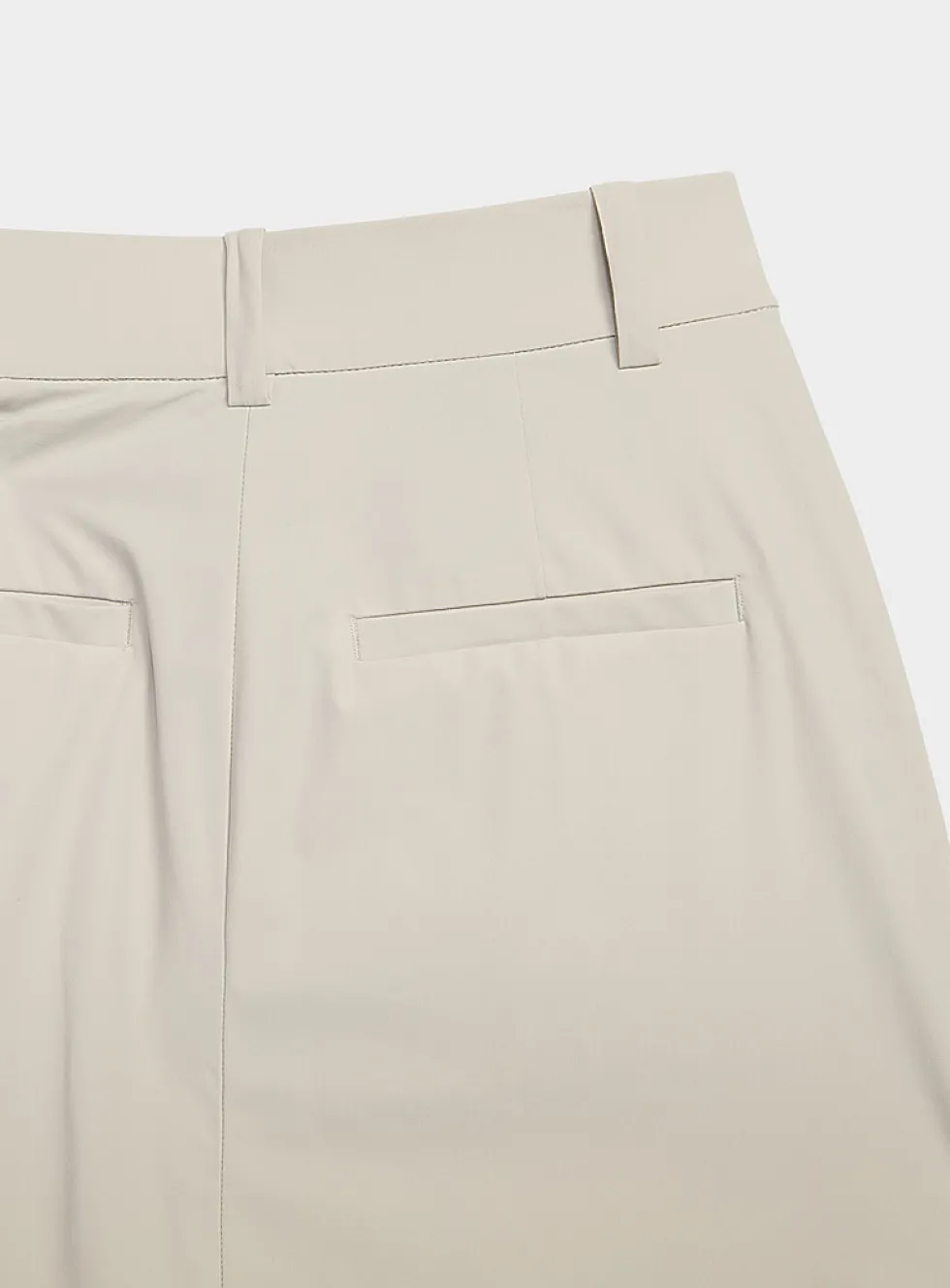 Comfort-waist technical fabric skort