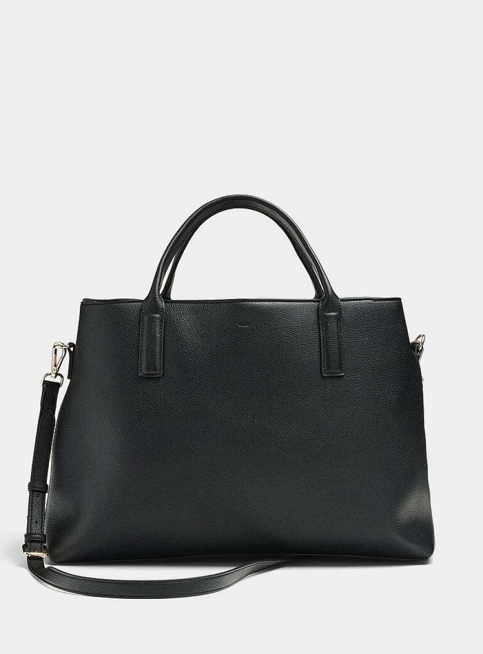 Compartmented minimalist work tote