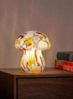 Confetti small portable mushroom lamp