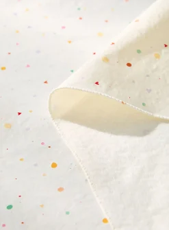 Confetti vinyl tablecloth
