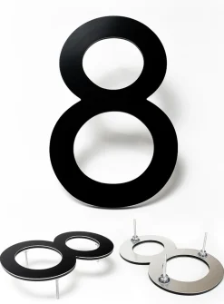 Contemporary door number