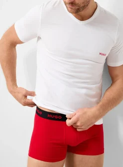 Contrast-logo undershirt