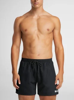 Contrast-trim swim short