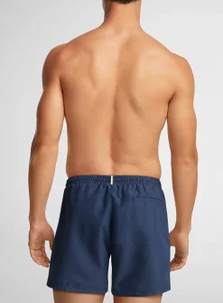 Contrast-trim swim short