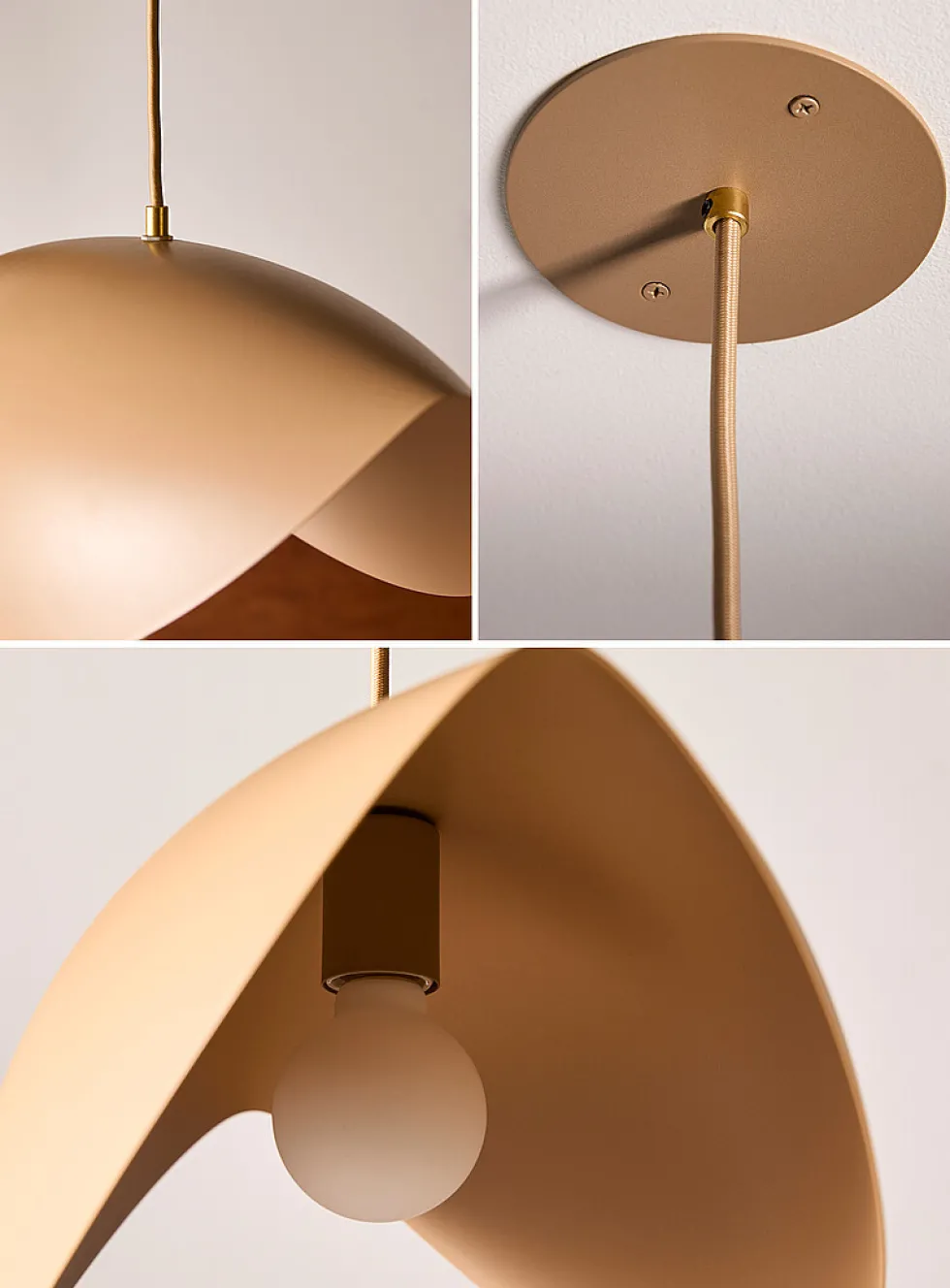 Coquelicot hanging lamp