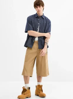 Corduroy long Bermudas