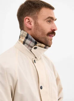 Corduroy-collar transport jacket