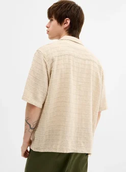 Corey textured check shirt