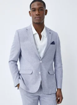 Cotton and linen jacket