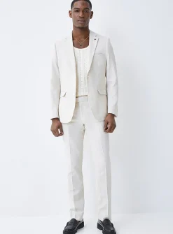 Cotton and linen jacket