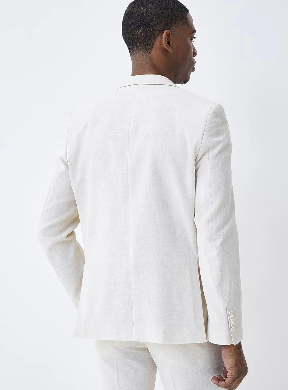Cotton and linen jacket