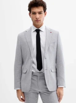Cotton and linen jacket
