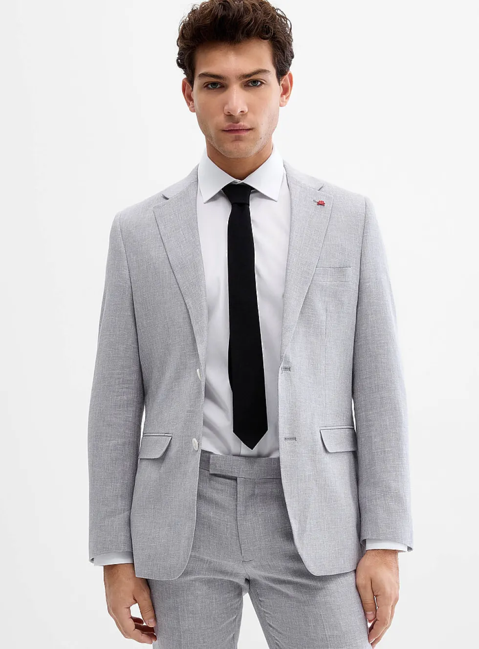 Cotton and linen jacket