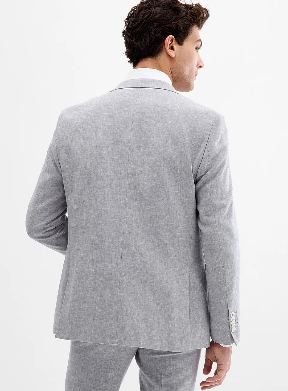 Cotton and linen jacket