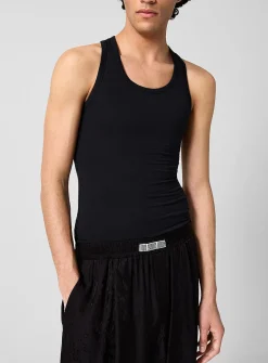 Cotton and modal racerback tank