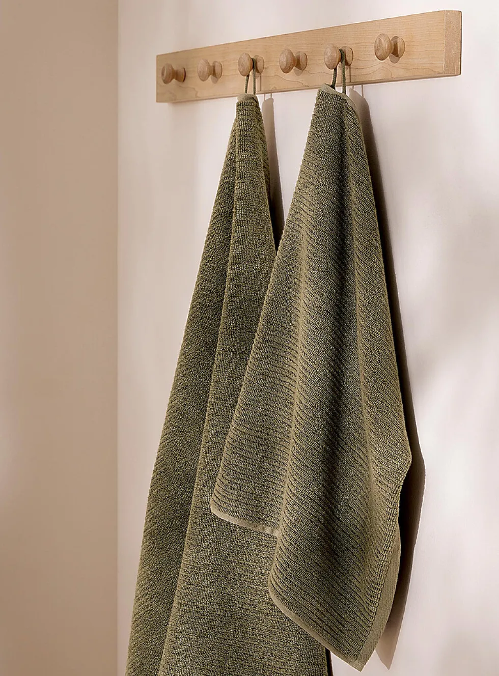 Cotton and modal towels