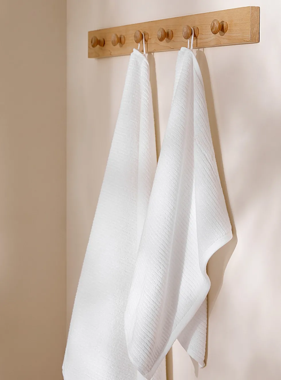 Cotton and modal towels