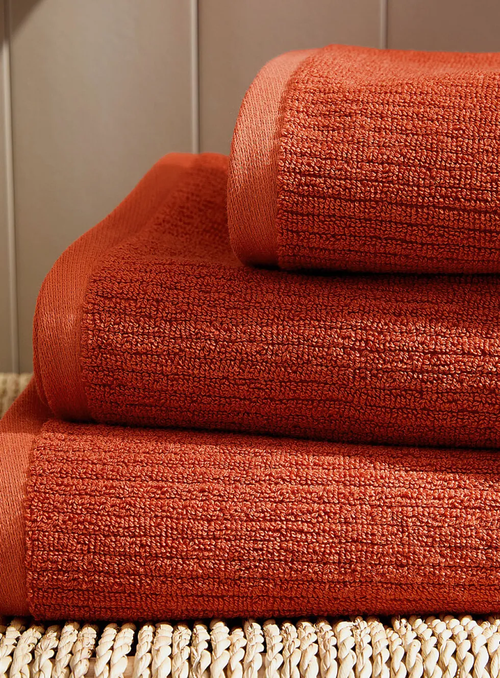 Cotton and modal towels
