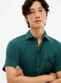 Cotton gauze shirt