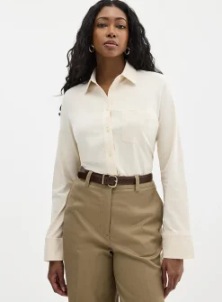 Cotton jersey long-sleeve shirt