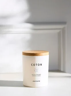 Cotton scented candle