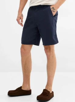 Cotton-linen Bermudas
