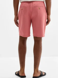 Cotton-linen Bermudas