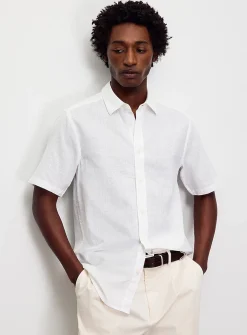 Cotton-linen lightweight shirt