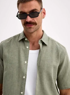 Cotton-linen lightweight shirt