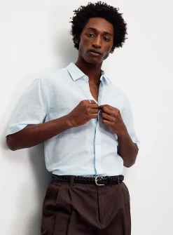 Cotton-linen lightweight shirt
