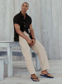 Cotton-linen pant