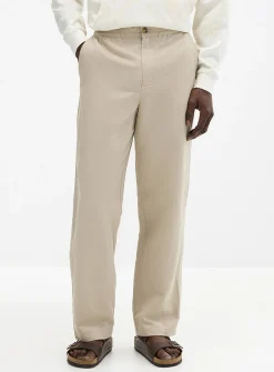 Cotton-linen pant