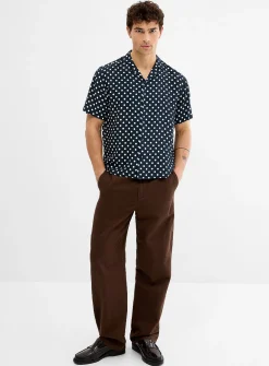 Cotton-linen pant