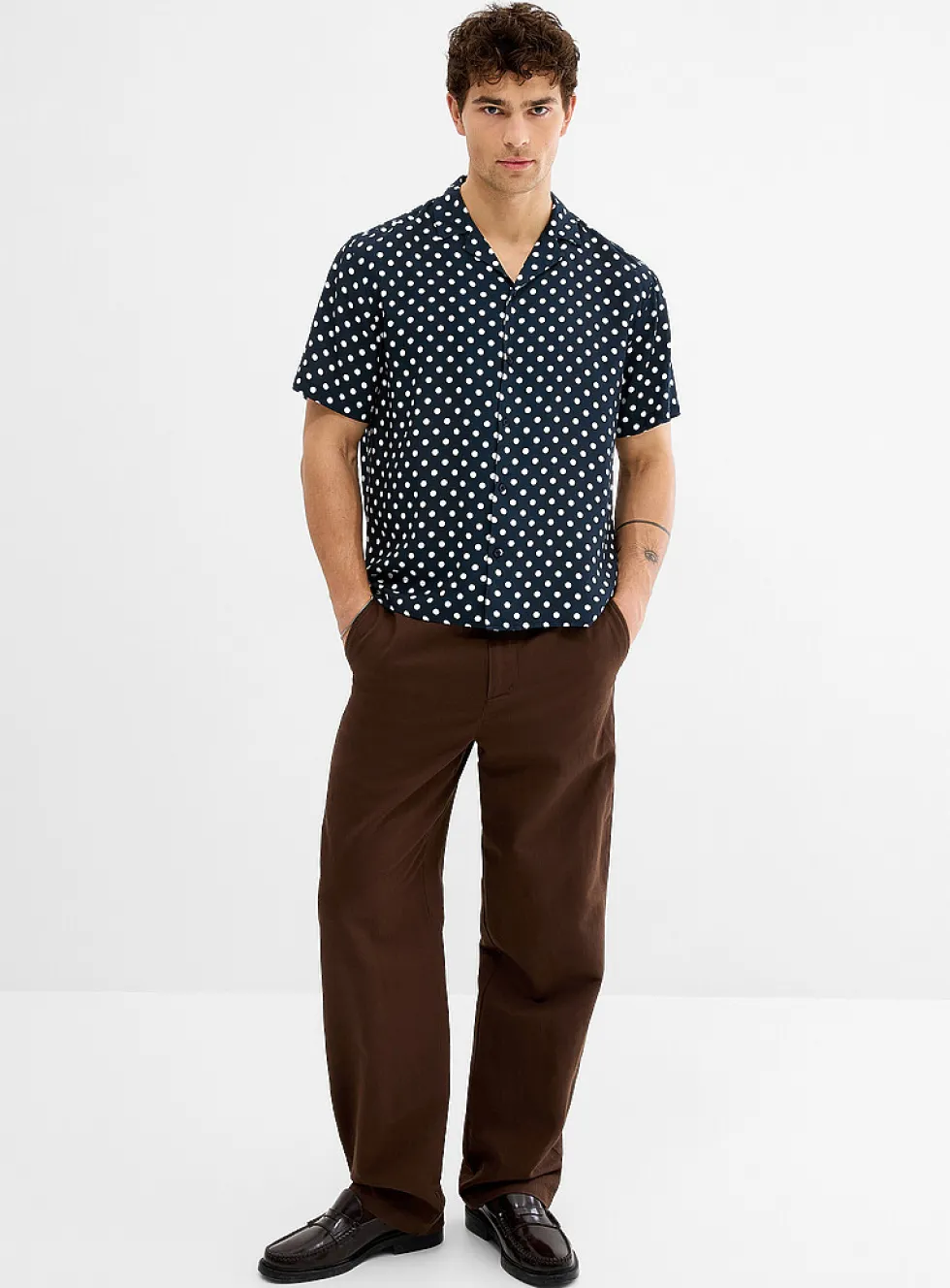 Cotton-linen pant