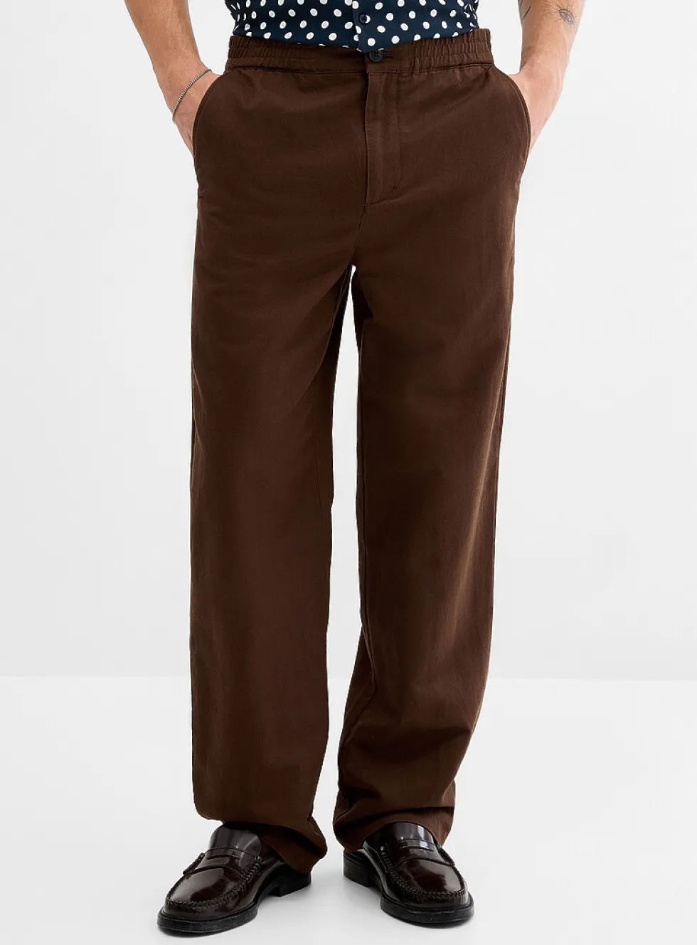 Cotton-linen pant