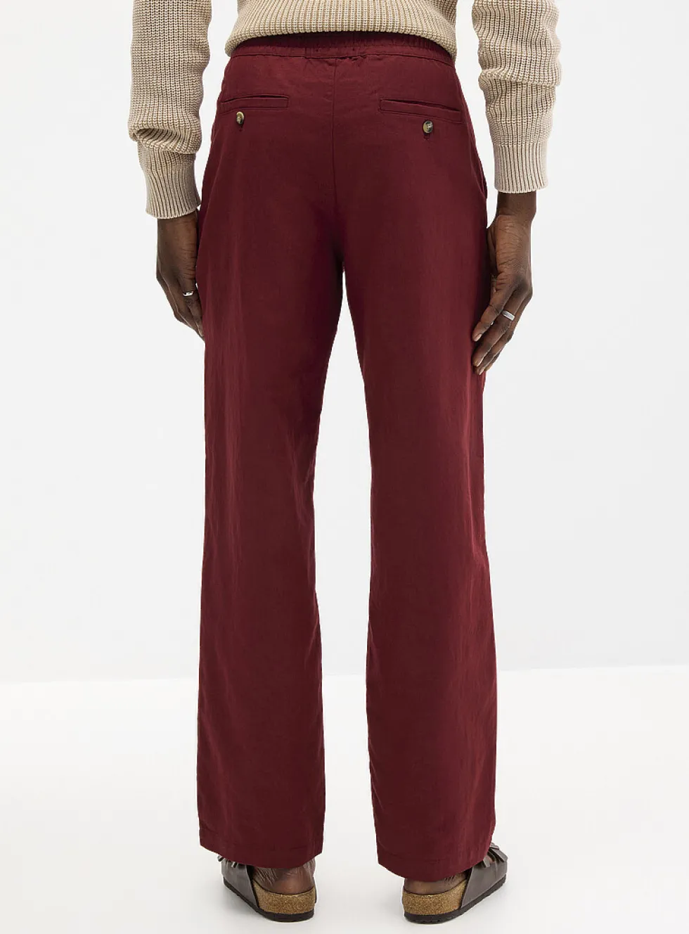 Cotton-linen pant